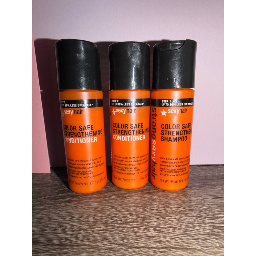Sexy Hair Strong Color Safe Strengthening Shampoo Conditioner Travel hair care